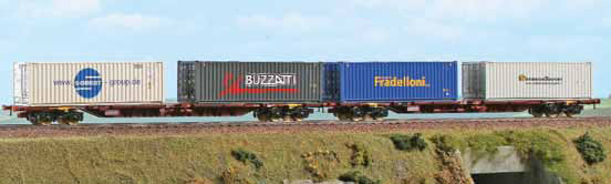 Set of 2 Container transport cars type Sggnss loaded with containers<br /><a href='images/pictures/ACME/acme45011.jpg' target='_blank'>Full size image</a>
